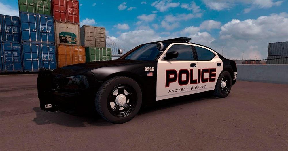 euro truck simulator 2 mod police car download