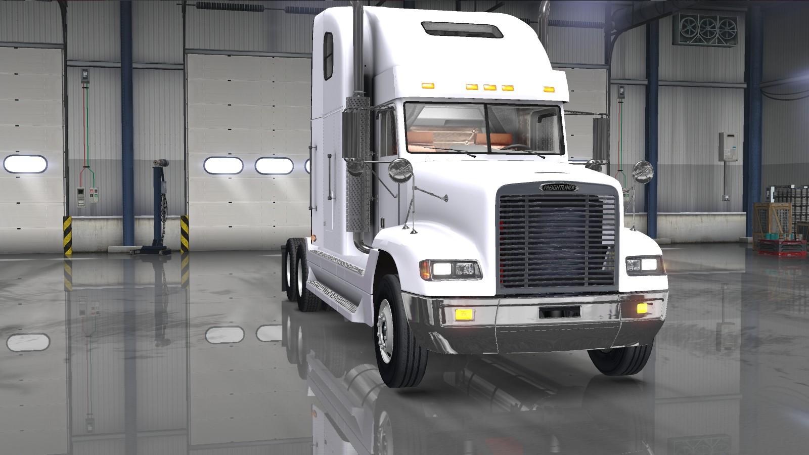 Freightliner FLD-120 (BETA) • ATS mods | American truck simulator mods