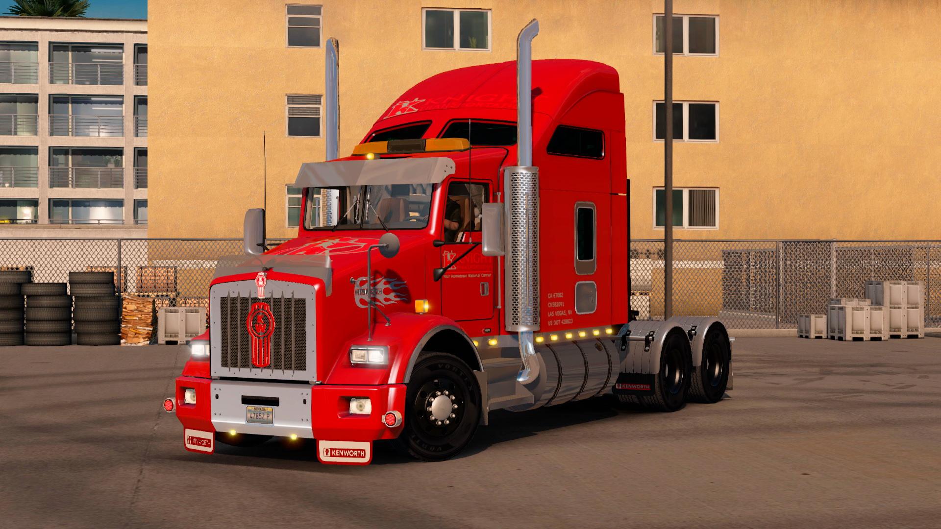 Kenworth T800 v1.2 • ATS mods American truck simulator mods