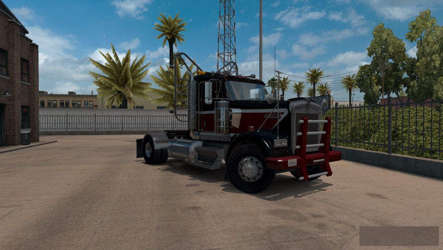 Kenworth W900 Day Cab Heavy Duty • ATS mods | American truck simulator mods