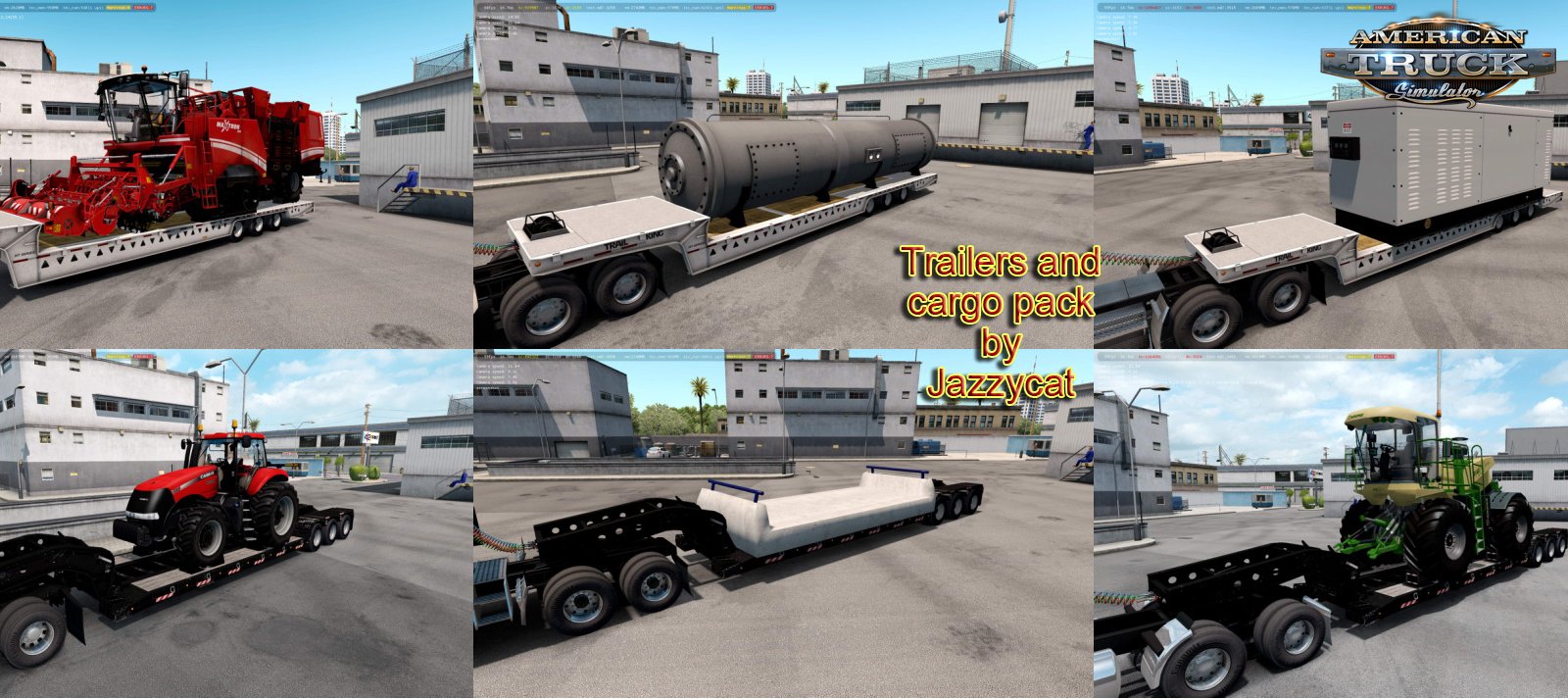 Атс 1 3. Ats2 1.47 полуприцепы. ATS прицеп автопогрузчик. ATS Cargo. Cargo Trailers Pack для ФС 13.