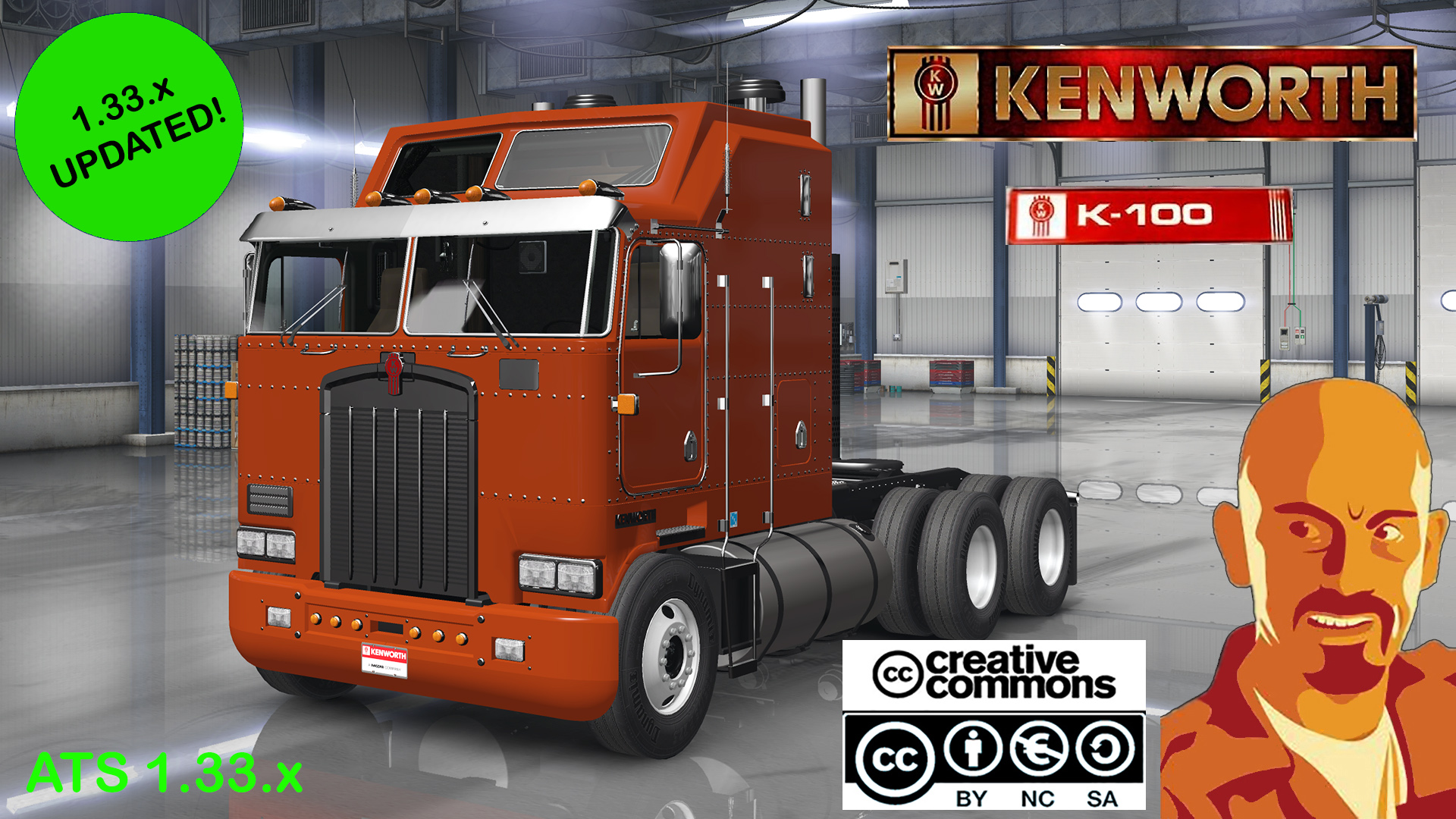 KENWORTH K100 ATS 1.33.x - ATS mods | American truck simulator mods ...