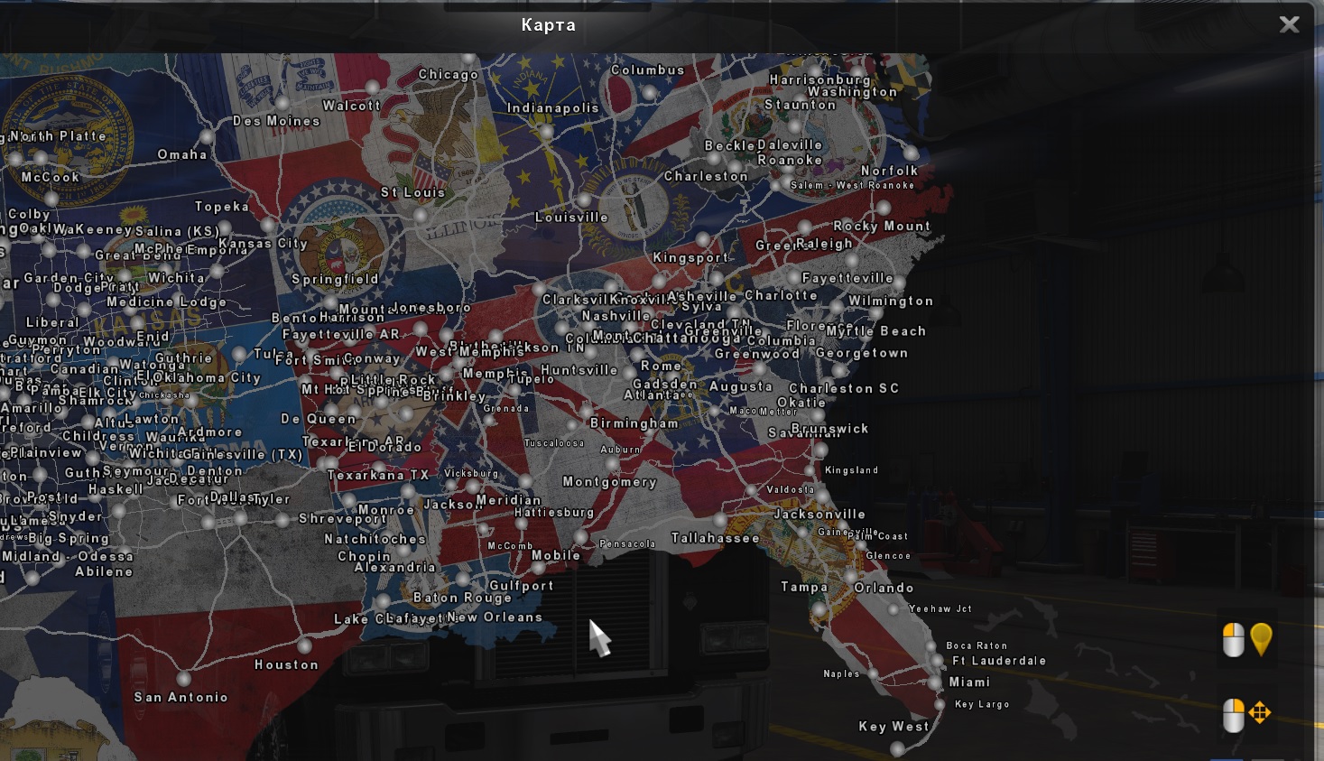 Атс мод карты. American Truck Simulator карта 2021. ATS вся карта. American Truck Simulator карта вся Америка для 1.39. АТС 2 штаты.