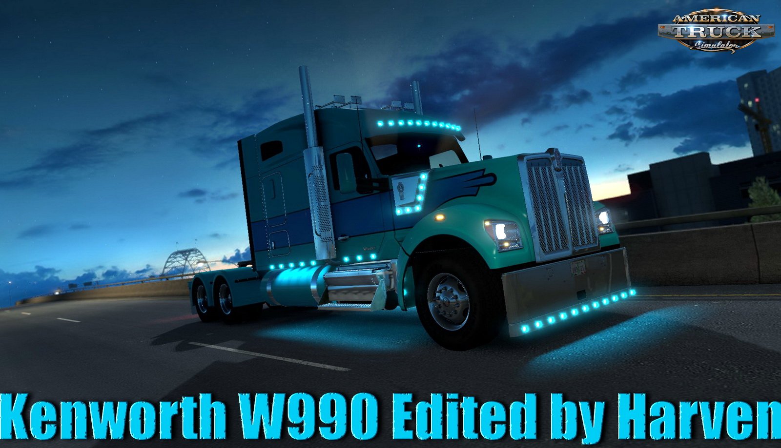 Ats Kenworth W990 Edited By Harven V1 2 1 35 X Ats Mods