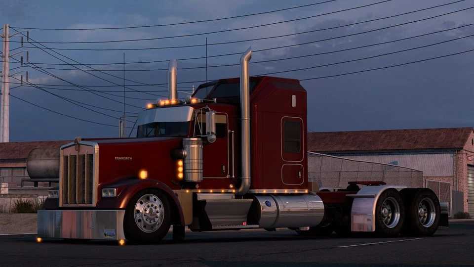 Kenworth W900 Flatglass Truck V10 143x Ats Mods American Truck Simulator Mods