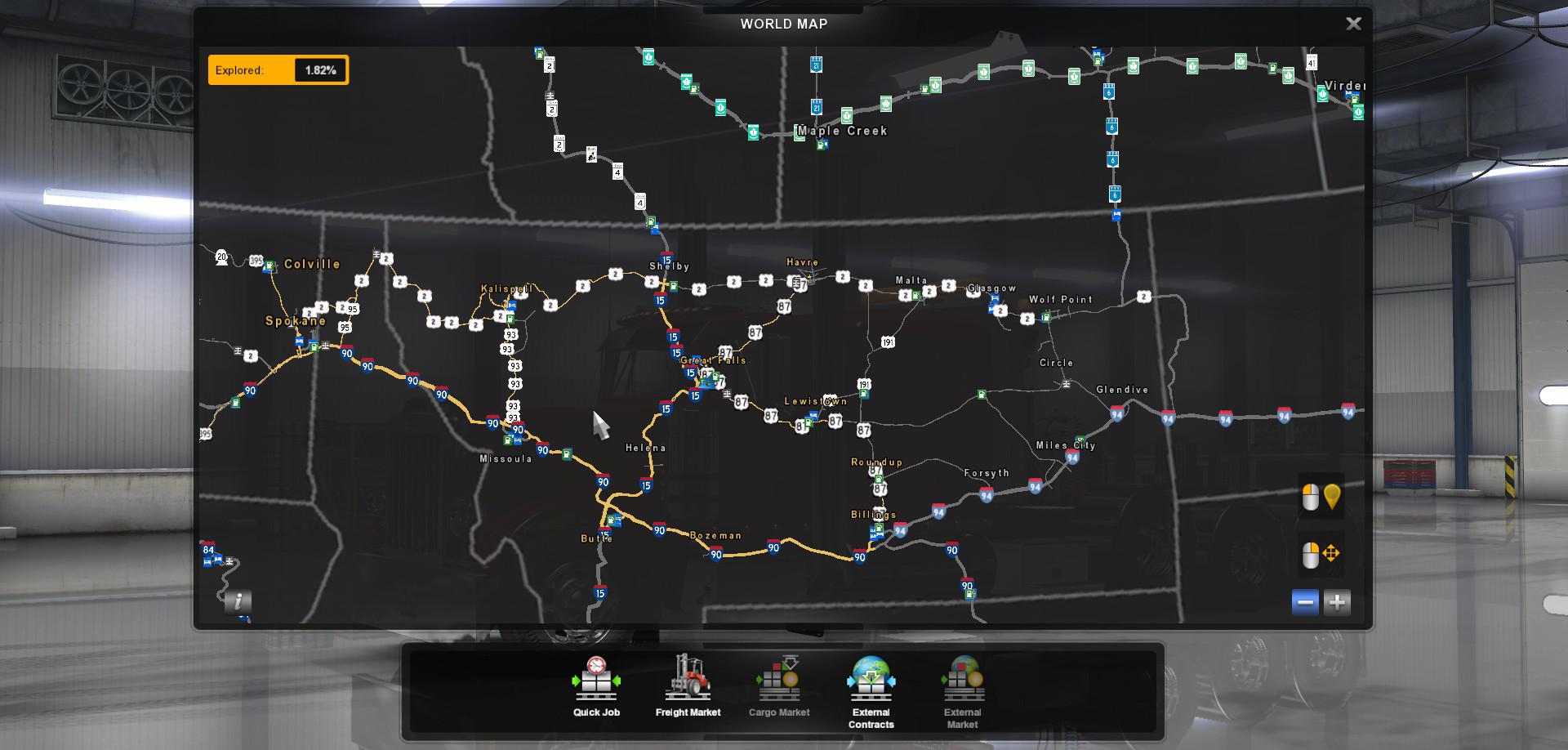 Атс мод карты. ATS карта Монтана. American Truck Simulator Montana карта. Карты етс 2 и АТС. Карта ATS 2 последняя версия Монтана.