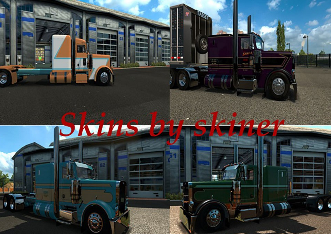389 peterbilt skins pack livestock haulers ats truck mods simulator american atsmod v2 amt