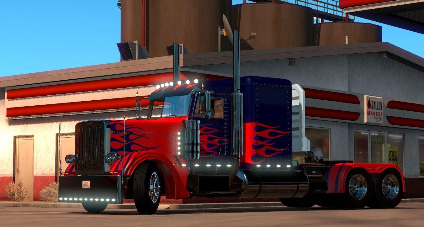 Optimus Prime Skin for Peterbilt 389 • ATS mods | American truck