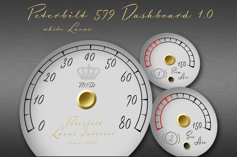 peterbilt 579 white luxus dashboard1