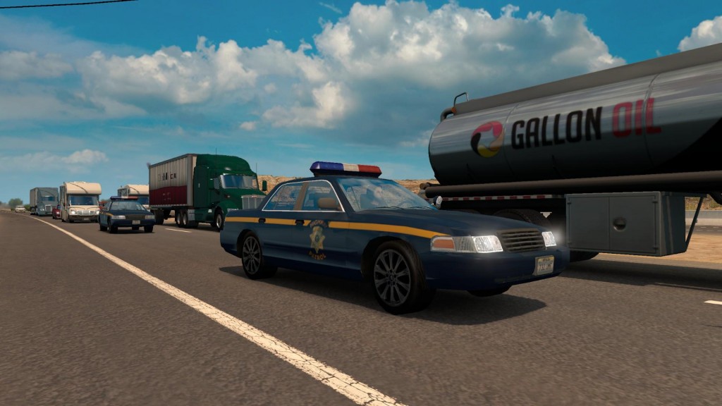 separate california and nevada highway patrol cars 1
