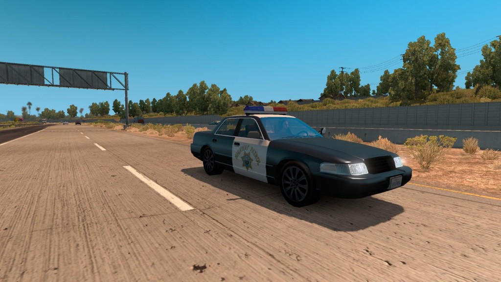 separate california and nevada highway patrol cars 2