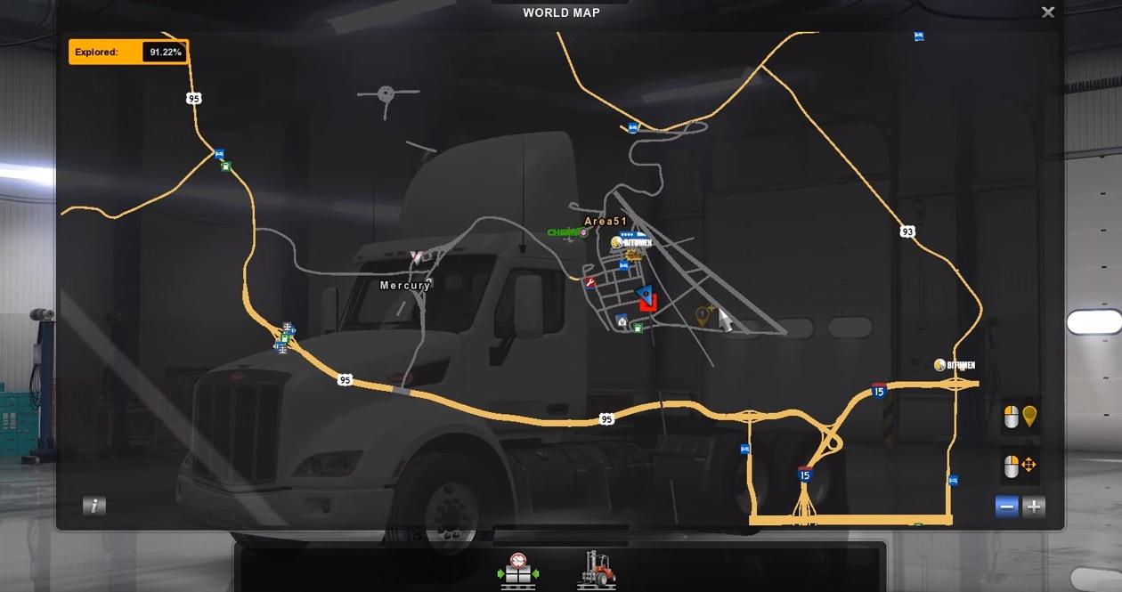 Area 51 Map v1.9.4 • ATS mods | American truck simulator mods