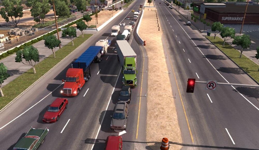 american truck simulator gridlock traffic mod
