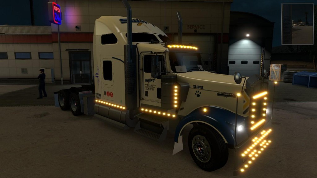 uncle d logistics swift trucking kenworth w900 skin v1 0 6