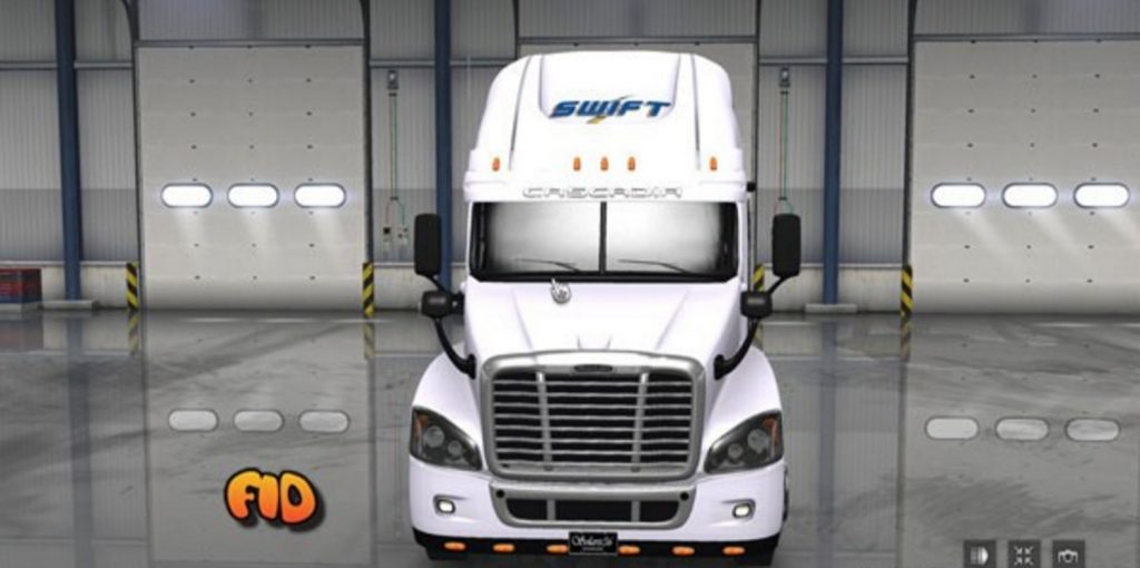 Freightliner Cascadia Swift Transportation Skin Mod 3