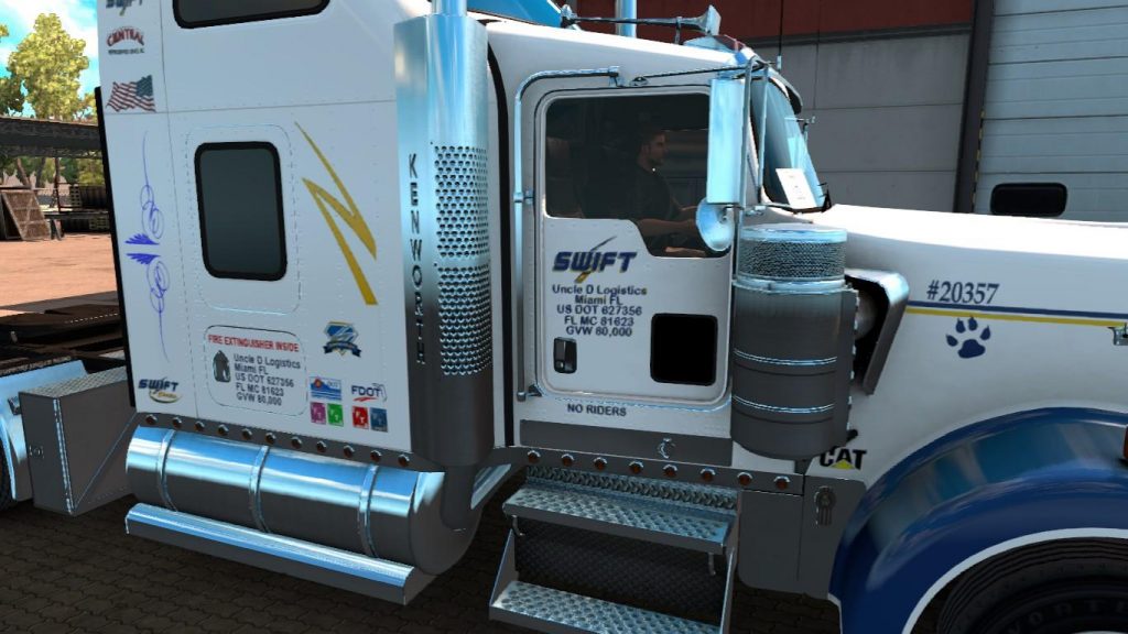 uncle d logistics swift transportation kenworth w900 skin updated v1 1 1