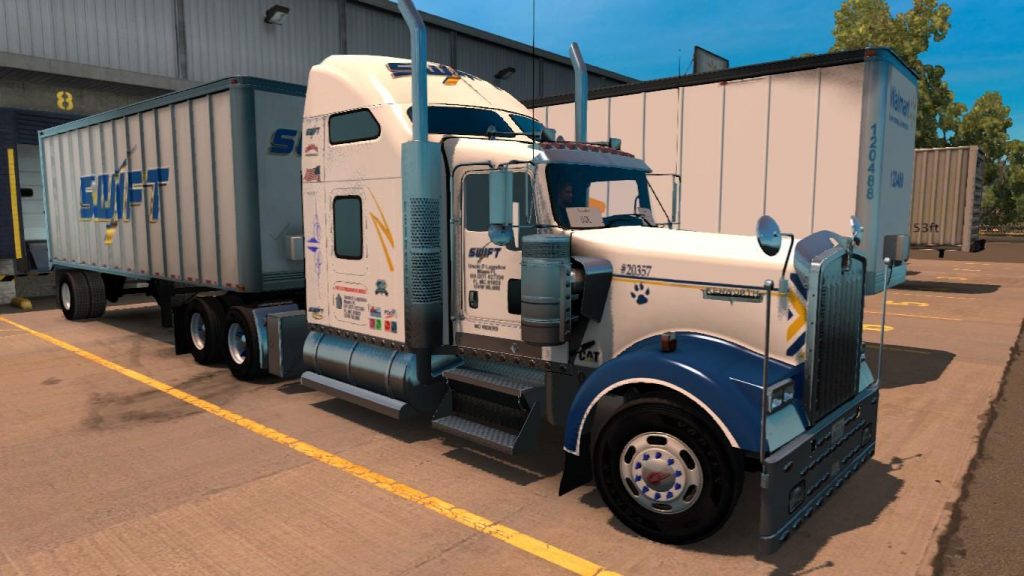 uncle d logistics swift transportation kenworth w900 skin updated v1 1 3