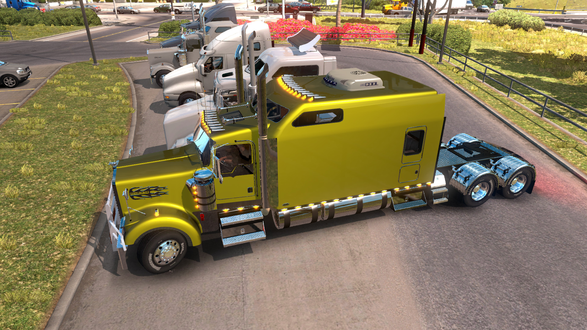 american truck simulator level mod