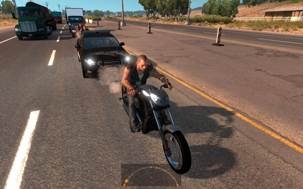 5318 motorcycle harley davidson police in traffic ats 1 4 x 1