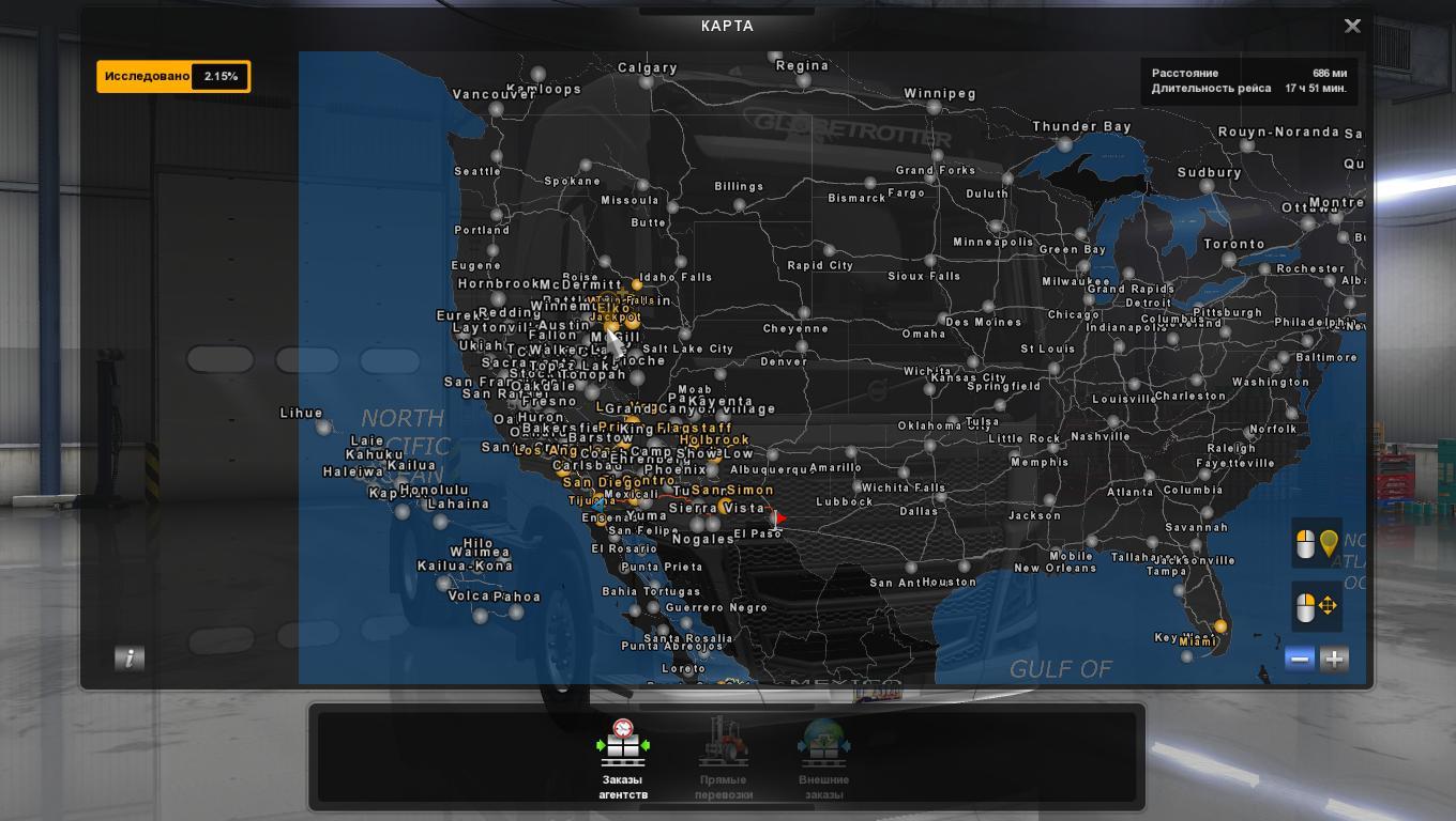 American Truck Simulator Oregon Map MEGA MAP OF AMERICA v1.0 ATS 1.4.x • ATS mods | American truck 