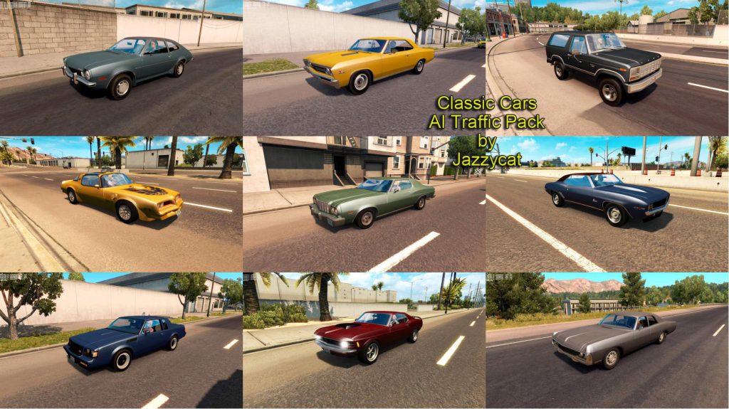 classic cars ai traffic pack by jazzycat v1 3 1