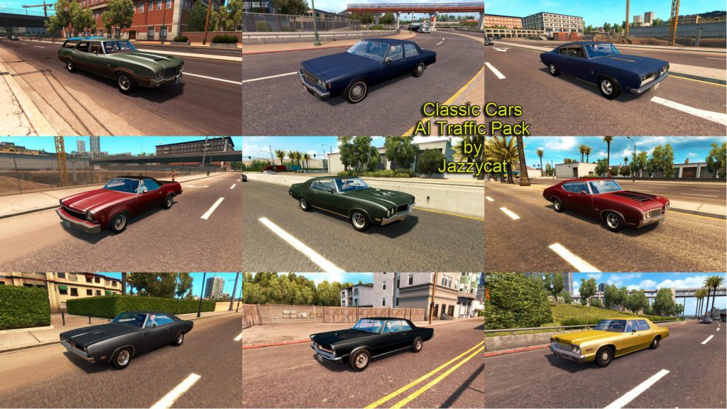 classic cars ai traffic pack by jazzycat v1 3 2