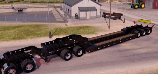 empty oversized trailer magnitude 55l for ats 1
