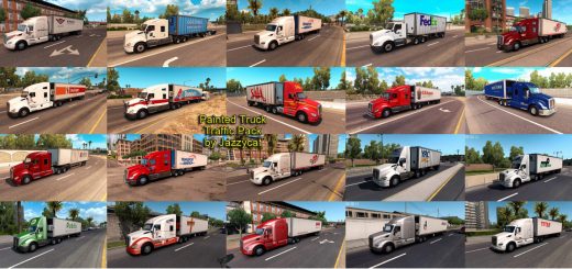 Painted Truck Traffic 2 Z6A8S