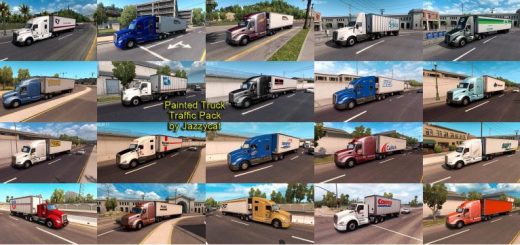 painted truck traffic pack by jazzycat v1 7 1