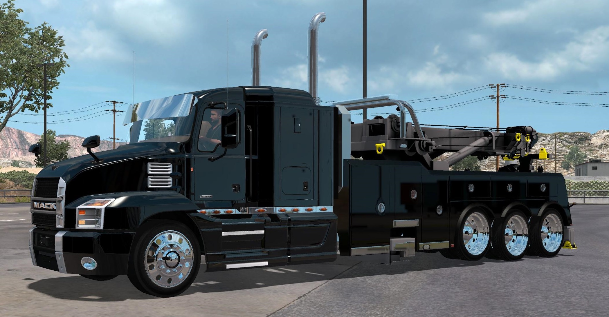 MACK ANTHEM WRECKER 1.35.X ATS mods American truck simulator mods