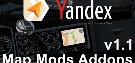 ats yandex navigator normal night version map mods addons v1 1 1