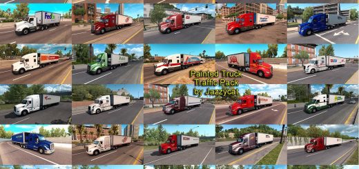 2064 painted truck traffic pack by jazzycat v2 7 3 E2E4