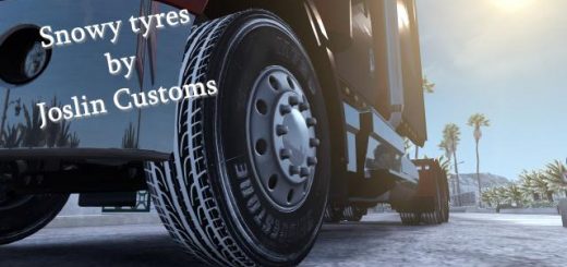 snowy trucktrailer tires v1 0 1 36 x 1 06FRX