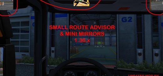 small route advisor mini mirrors ats 2 24X8