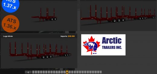 arctic logs trailers 1 36 1 37 x ats 1 37 1 36 x 1 F59Z7