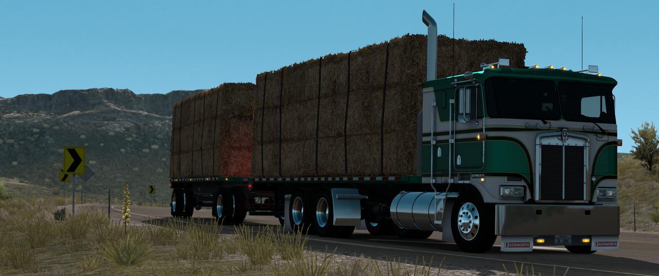 Add trailer. Kenworth k100e. Kenworth k100 с прицепом. Kenworth k100e ETS 2. SCS Flatbed ATS.