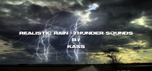 Realistic Rain Thunder Sounds ATS 1 1CWZ