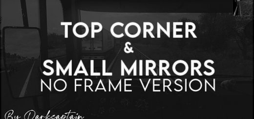 Top Corner Small Mirrors No Frame version R693W