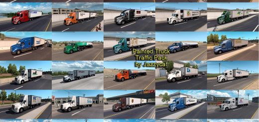 painted truck traffic pack by jazzycat v4 85Q97