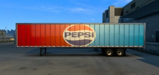 Pepsi Cola 53 feet Standalone Trailer for ATS 1 QZ323