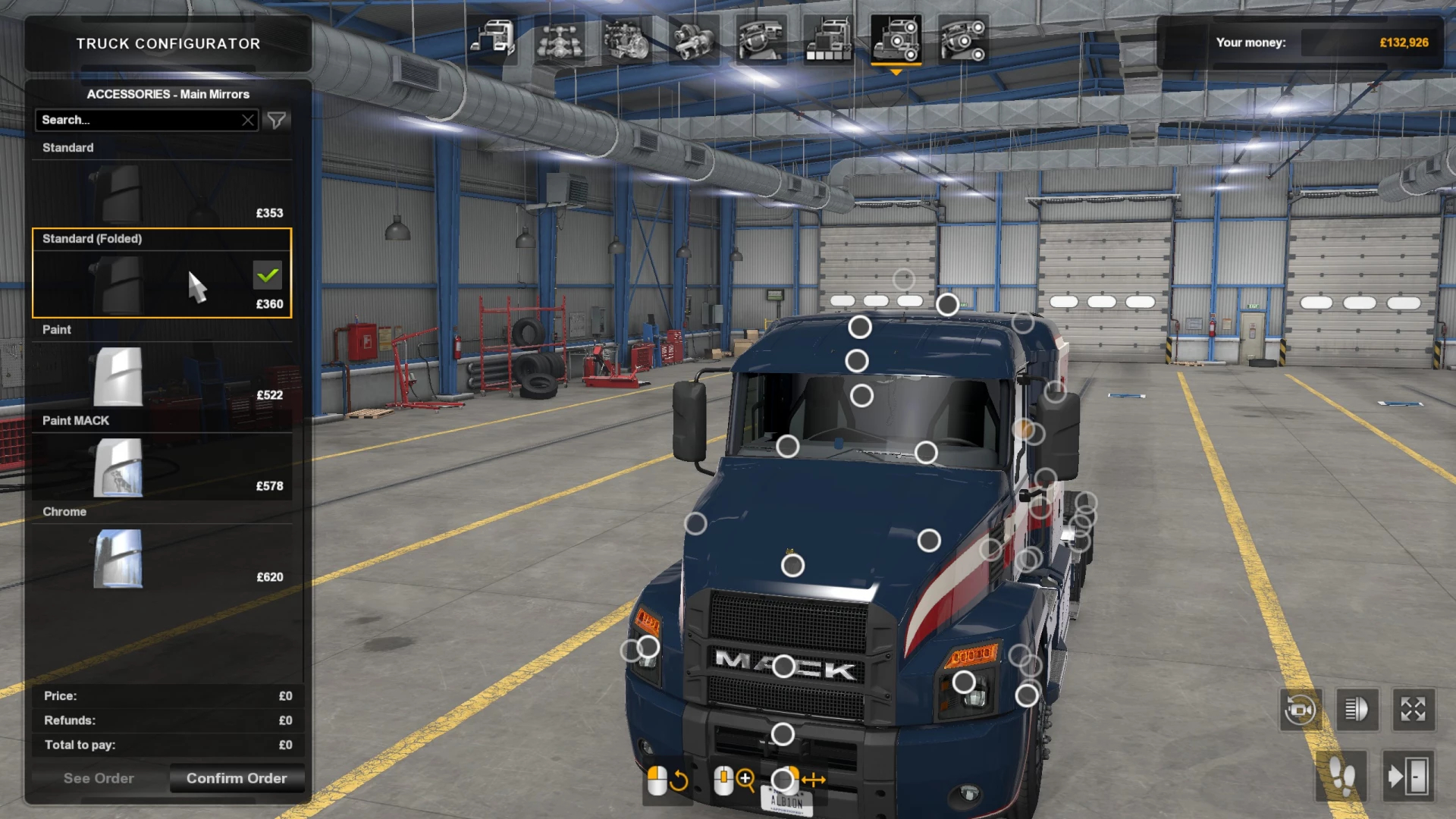 Автосалон Mack в American Truck Simulator