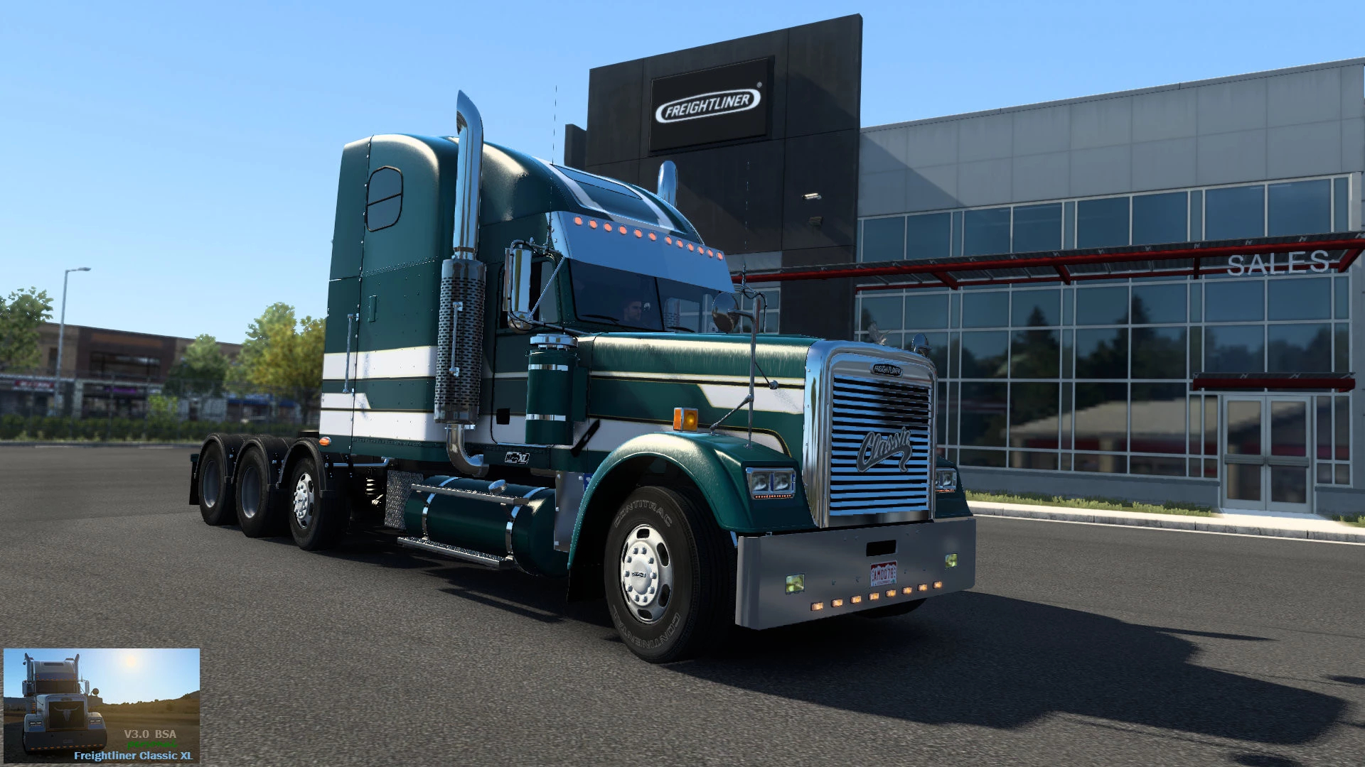 Freightliner Classic Xl V30 Bsa Revision 140x Ats Mods American Truck Simulator Mods