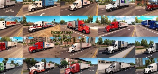 painted truck traffic pack ats S9S4C
