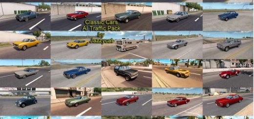 classic cars ai traffic pack by jazzycat v5.9 ats 1