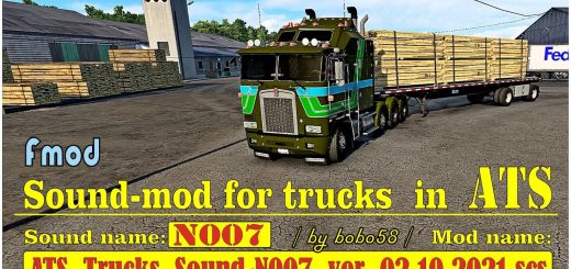 ats trucks sound n007 ver02 4SD7