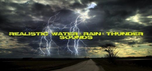 ATS Realistic Water Rain Thunder Sounds V4 D338Q