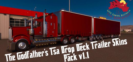 the godfather s tsa drop deck trailer skins pack v1 17E87