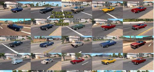 classic cars ai traffic pack by jazzycat v6 45R5F