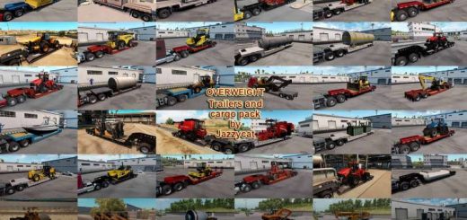 Overweight Trailers and Cargo Pack by Jazzycat v4.7 1
