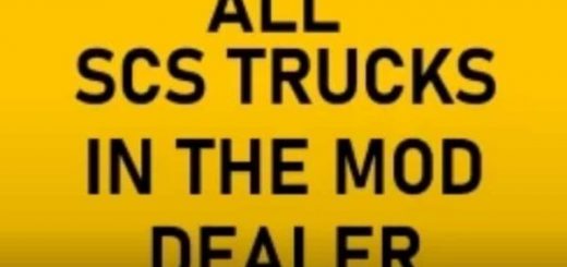 all scs trucks in the mod dealer 1 9SW24